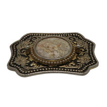 Load image into Gallery viewer, Gold &amp; Black Quartz Belt Buckle
