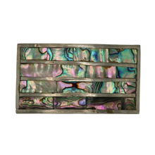 Load image into Gallery viewer, Alpaca Silver &amp; Abalone Belt Buckle
