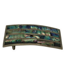 Load image into Gallery viewer, Alpaca Silver &amp; Abalone Belt Buckle
