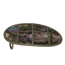 Load image into Gallery viewer, Alpaca Silver &amp; Abalone Shell Belt Buckle
