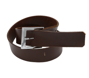 Size 28-32" Vintage Brown Leather Belt