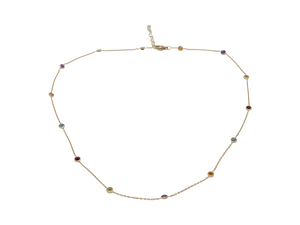 Gemstone 14k Gold Necklace