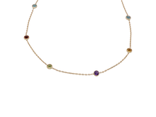 Load image into Gallery viewer, Gemstone 14k Gold Necklace
