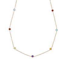 Load image into Gallery viewer, Gemstone 14k Gold Necklace

