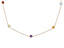 Load image into Gallery viewer, Gemstone 14k Gold Necklace
