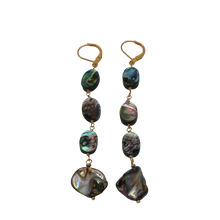 Load image into Gallery viewer, Abalone Dangle Earrings
