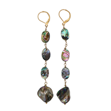 Load image into Gallery viewer, Abalone Dangle Earrings
