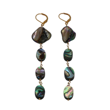Load image into Gallery viewer, Abalone Dangle Earrings
