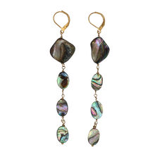 Load image into Gallery viewer, Abalone Dangle Earrings
