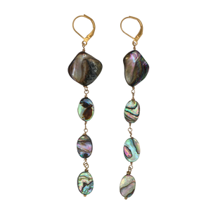 Abalone Dangle Earrings