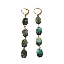 Load image into Gallery viewer, Abalone Dangle Earrings
