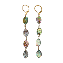 Load image into Gallery viewer, Abalone Dangle Earrings
