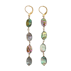 Abalone Dangle Earrings