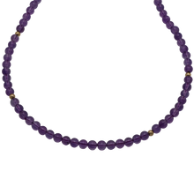 Load image into Gallery viewer, Amethyst &amp; 14k Gold Necklace
