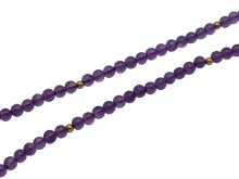 Load image into Gallery viewer, Amethyst &amp; 14k Gold Necklace
