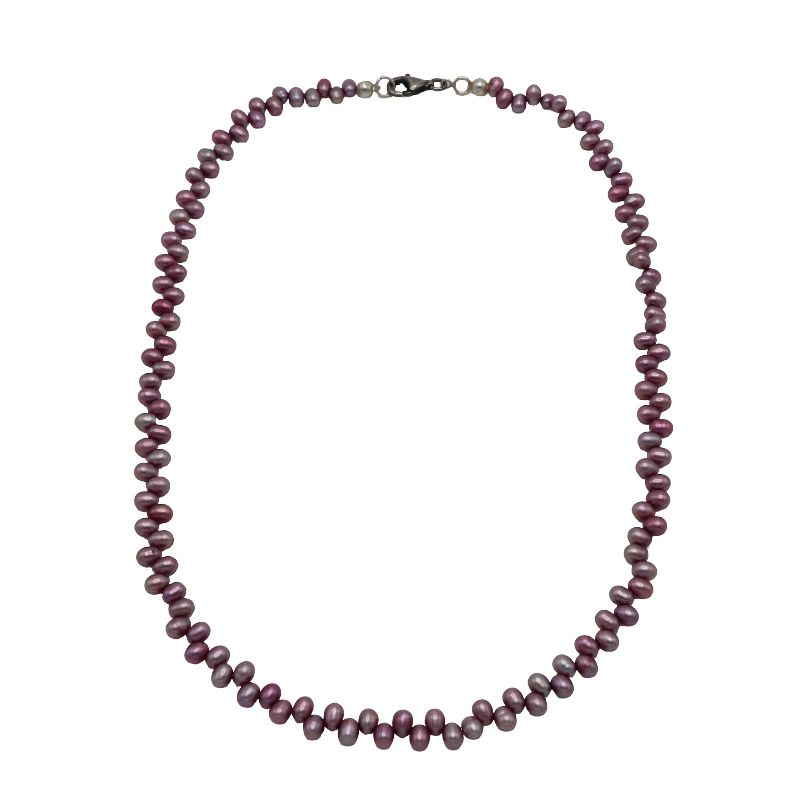 Lavender Freshwater Pearl Necklace