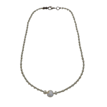 Load image into Gallery viewer, Moonstone, Seed Bead &amp; Freshwater Pearl Necklace
