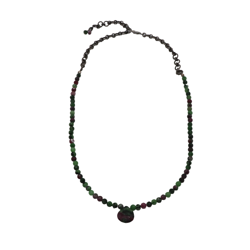 Ruby Zoisite Necklace