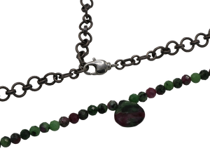 Ruby Zoisite Necklace