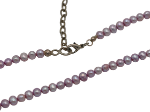 Light Purple & Pink Freshwater Pearl Necklace