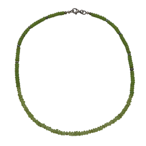 Peridot & Green Freshwater Pearl necklace