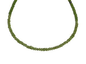 Peridot & Green Freshwater Pearl necklace