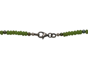 Peridot & Green Freshwater Pearl necklace