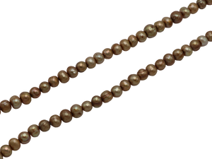 Golden Freshwater Pearl Necklace