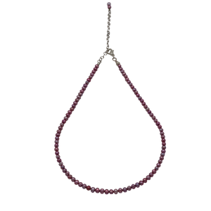 Purple Freshwater Pearl Necklace