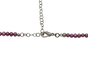 Purple Freshwater Pearl Necklace