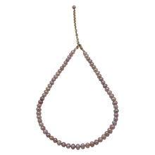 Load image into Gallery viewer, Light Pink &amp; Purple Freshwater Pearl Necklace
