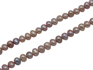Light Pink & Purple Freshwater Pearl Necklace