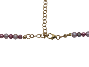 Pink, Purple & Lavender Freshwater Pearl Necklace