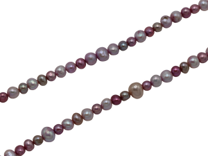 Pink, Purple & Lavender Freshwater Pearl Necklace