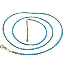 Load image into Gallery viewer, Turquoise Beaded Belly Chain
