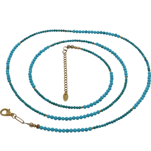 Turquoise Beaded Belly Chain