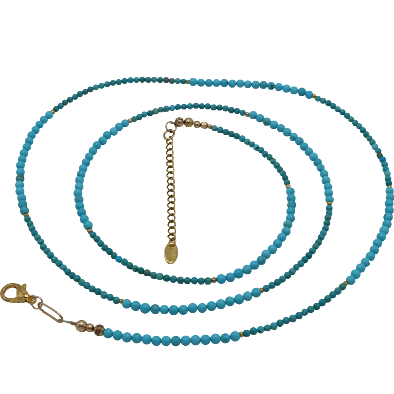 Turquoise Beaded Belly Chain