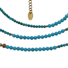 Load image into Gallery viewer, Turquoise Beaded Belly Chain
