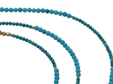 Load image into Gallery viewer, Turquoise Beaded Belly Chain
