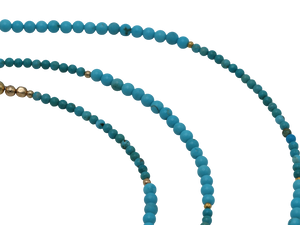 Turquoise Beaded Belly Chain