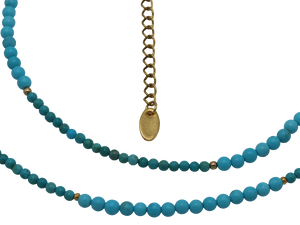 Turquoise Beaded Belly Chain