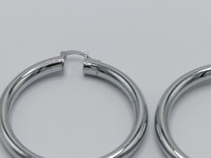 (D) Kaya Hoops - Silver