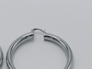 (D) Kaya Hoops - Silver