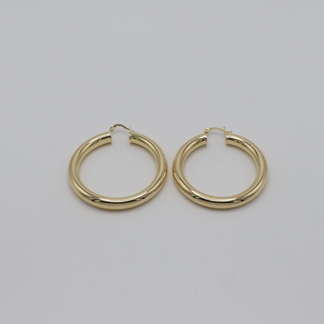 (D) Kaya Hoops - Gold