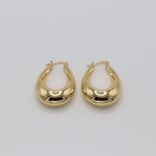 Load image into Gallery viewer, (D) Raine Hoops - Gold
