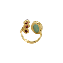 Load image into Gallery viewer, Laramite &amp; Garnet Ring
