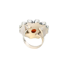 Load image into Gallery viewer, Amber &amp; Garnet Ring
