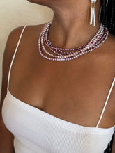 Load image into Gallery viewer, Pink, Purple &amp; Lavender Freshwater Pearl Necklace
