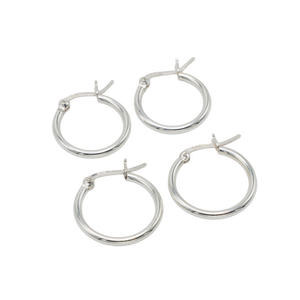 Sterling Silver Hoops