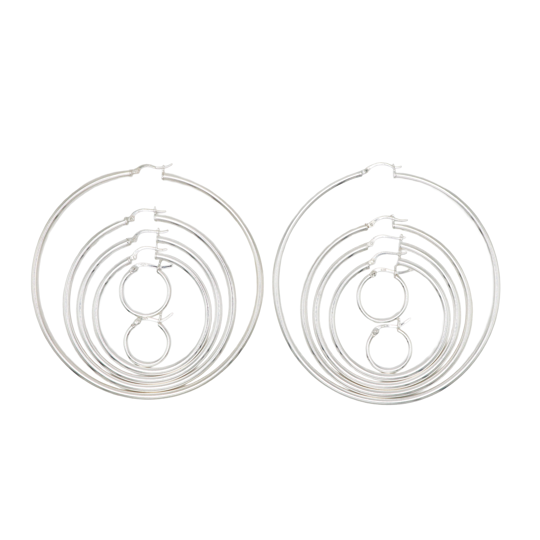 Sterling Silver Hoops